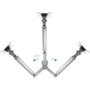 Tooq DB3032TNR-S Soporte de Monitor de 13 a 32 Pulgadas con Pistón de Gas, Plata